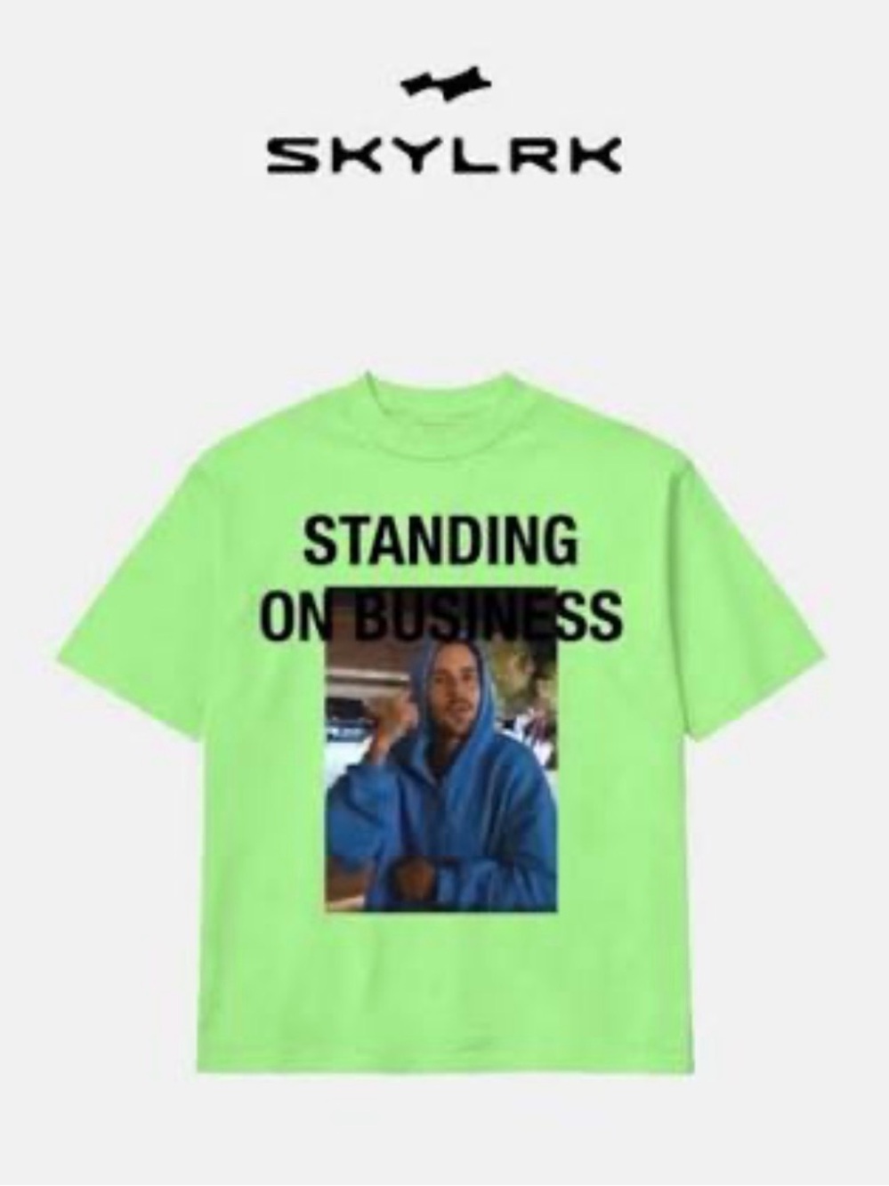 NWT Skylrk Justin Bieber Coachella 2026 Standing On Business T Shirt, Size L
